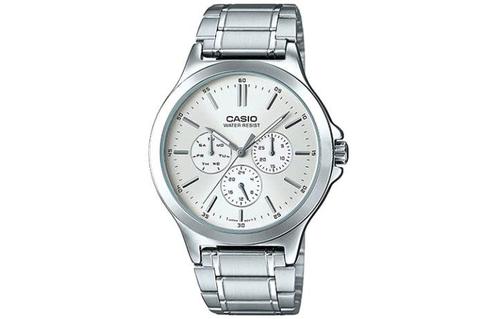 CASIO CASIO Men Standard Series Silver Watch MTP-V300D-7A