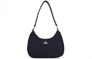 Kappa Nylon Handbag, Shoulder Bag Women's Classic Black