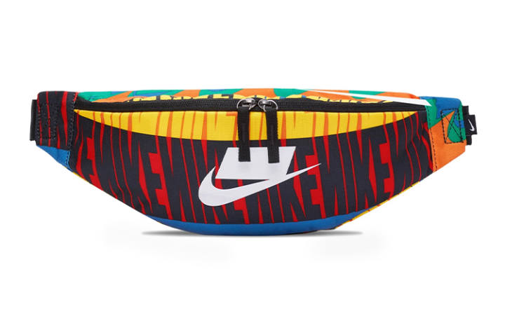 Nike Nike Zip Closure Fabric Crossbody Bag, Fanny Pack Regular Unisex Multicolor