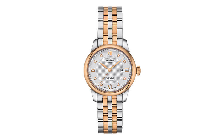 TISSOT Le Locle Collection Automatic Mechanical Movement 30m Waterproof Women's Watch 29mm Silver Dial