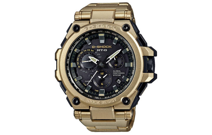 CASIO CASIO MT G Quartz Movement Resin Stainless Steel Strap Watch Men's Watches Black Dial