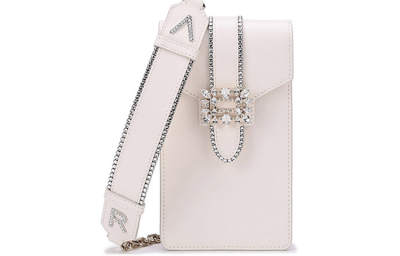 Roger Vivier Miss Vivier Pocket Phone Holder