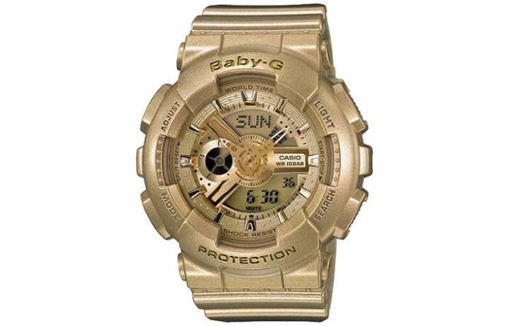 CASIO CASIO Women's BABY-G Gold Watch BA-111-9A