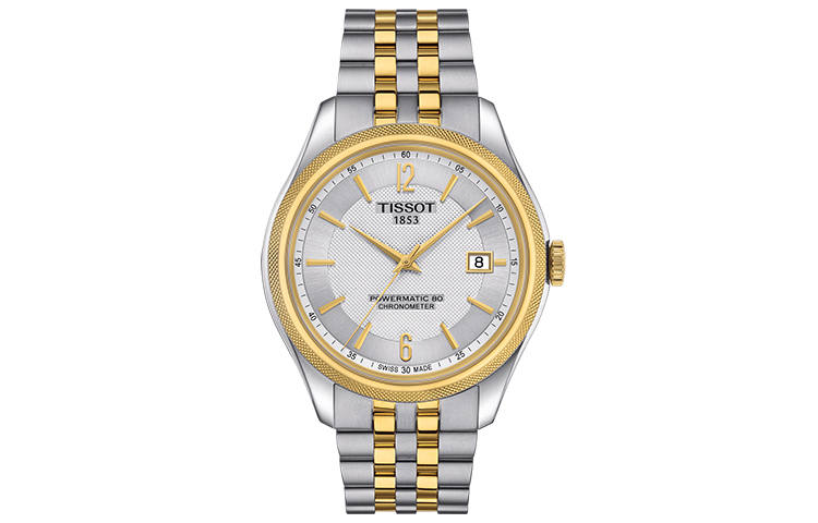 TISSOT Halo Collection Automatic Mechanical Movement Men's Watches Watch 41mm Silver Dial Stainless Steel Case