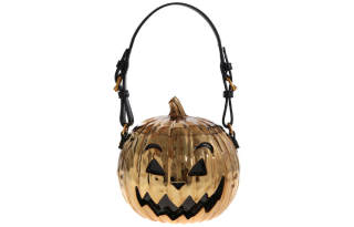 MOSCHINO Metal Handbag Women's Gold