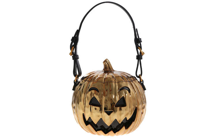 MOSCHINO Metal Handbag Women's Gold