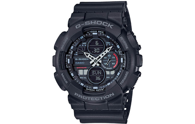 G-SHOCK G SHOCK YOUTH Black Warrior Quartz Movement Resin Strap Watch Men's Watches Black Dial