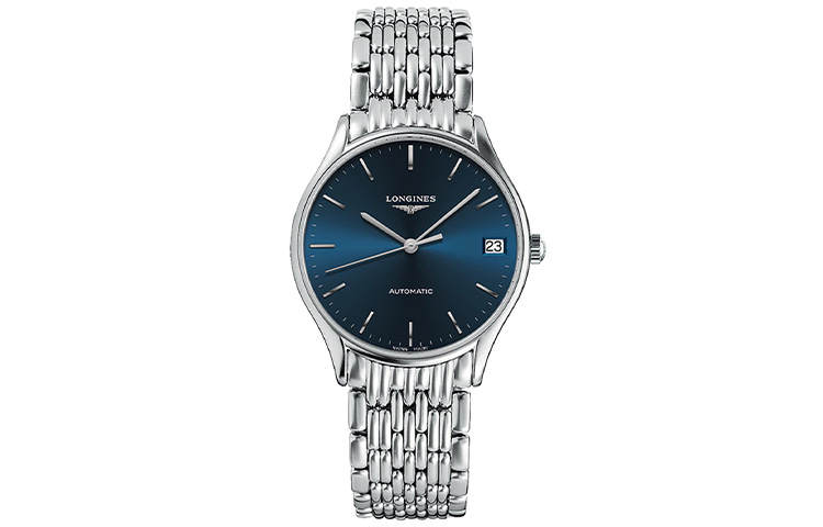 LONGINES Lvya Collection Automatic Mechanical Movement Women's Watch 30mm Blue Dial Stainless Steel Case
