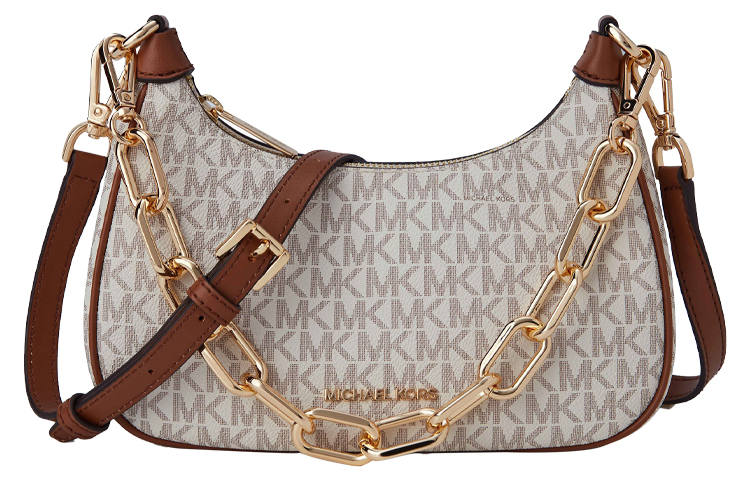 MICHAEL KORS Artificial Leather Saddle Bag, Underarm Bag, Baguette Bag, Shoulder Bag Regular Women's