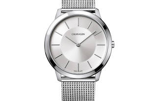 CALVIN KLEIN Wrist Watches Quartz Movement Stainless Steel Watchband Silver Dial Men's Watches