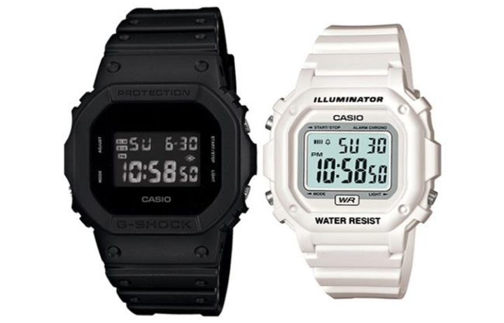 CASIO CASIO Unisex Pair Table Series Black Watch