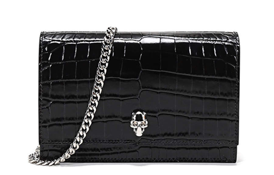 Alexander McQueen Skull embellished Clutch Bag