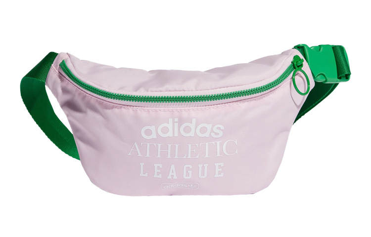 Adidas Originals Trefoil Fashion Color Block Polyester Fanny Pack Sling Bag Crossbody Bag Regular Women's Pink