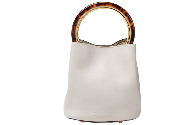 MARNI Calfskin Handbag Women's White