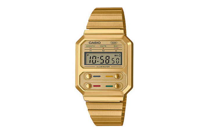 CASIO CASIO Men YOUTH Gold Watch A100WEG-9APR