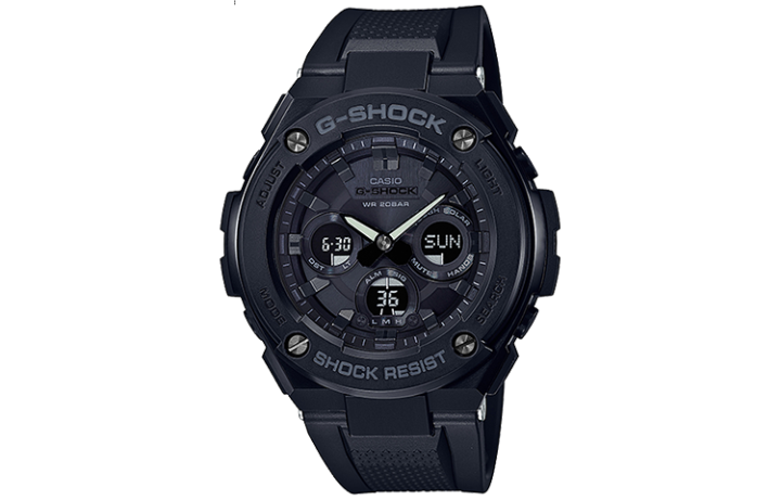 CASIO CASIO Men G-STEEL Series Black Watch GST-S300G-1A1