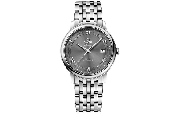 OMEGA Disc Fly Collection Elegant Wrist Watch Mechanical Movement Men's Watches Watch 39.5mm Gray Dial