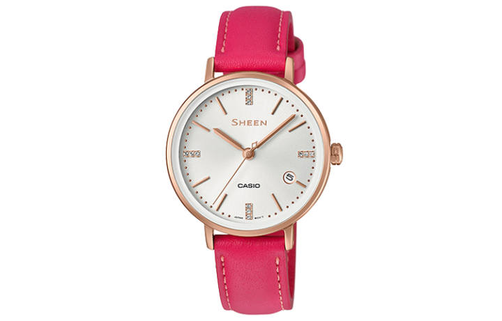 CASIO CASIO Women's SHEEN White Watch SHE-4048LTD-7A