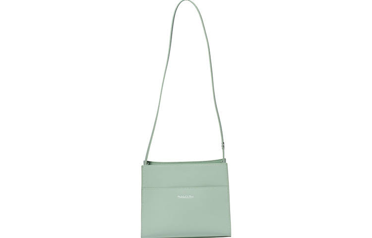 Mitchell Ness Leather Shoulder Bag, Handbag Regular Women's Pine Blue