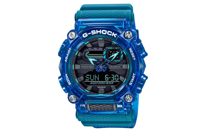 CASIO CASIO Men Liquid Crystal/Analog Dual Display Series Black Watch GA-900SKL-2A