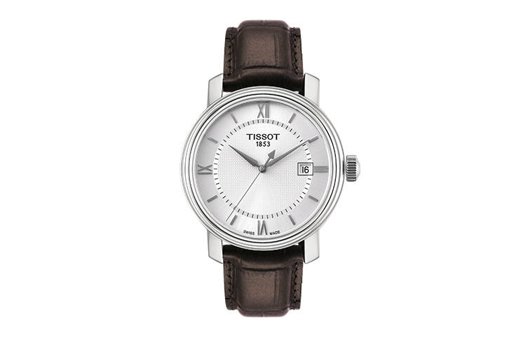 TISSOT Harbor Collection Quartz Movement 50m Waterproof Men's Watches Watch 40mm White Dial Stainless Steel Case