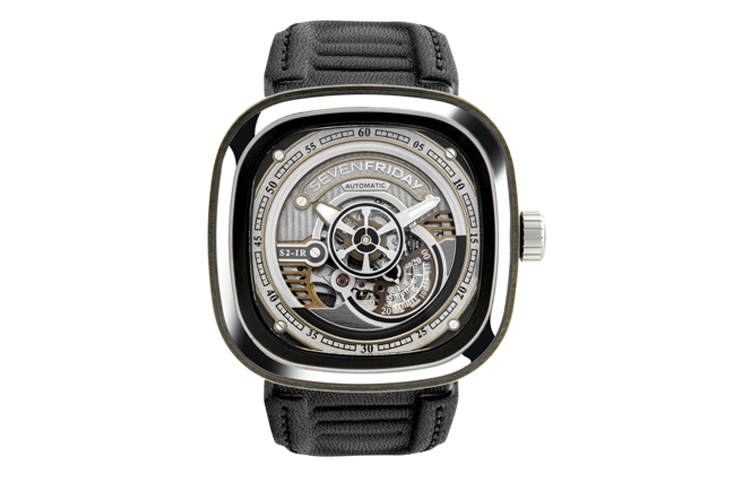 SEVENFRIDAY P Automatic Mechanical Movement Unisex Watch 47.6mm White Dial Stainless Steel Case