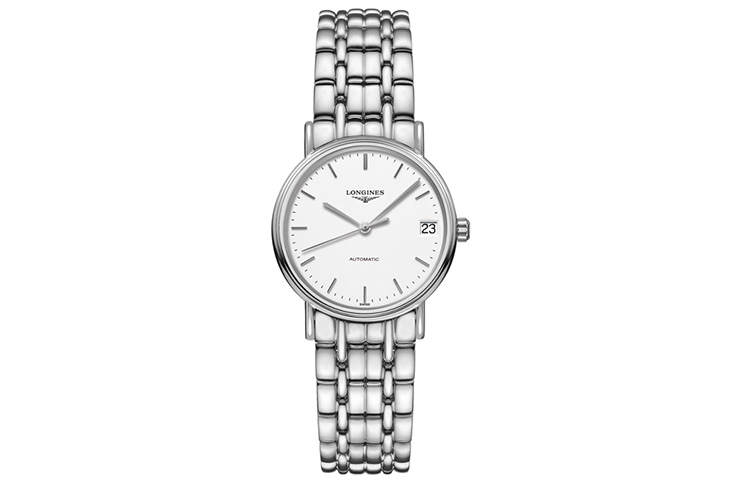 LONGINES Fashion Collection Mechanical Movement 30m Waterproof Women's Watch 30mm White Dial