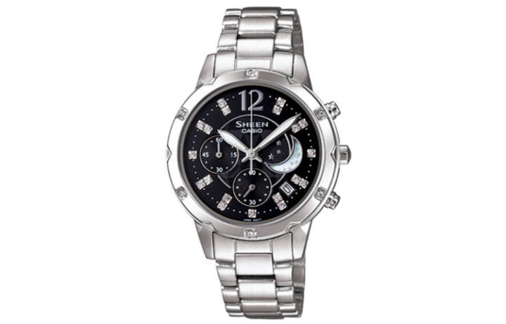 CASIO CASIO Women's SHEEN Black Watch SHE-5017D-1A