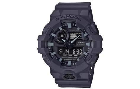 CASIO CASIO Men Liquid Crystal/Analog Dual Display Series Black Watch GA-700UC-8APR