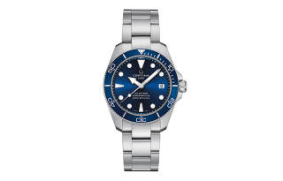 CERTINA Kinetic Energy Collection Automatic Mechanical Movement Unisex Watch 38mm Blue Dial Stainless Steel Case