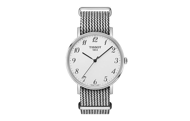 TISSOT Meishi Collection Quartz Movement 30m Waterproof Men's Watches Watch 38mm Silver Dial