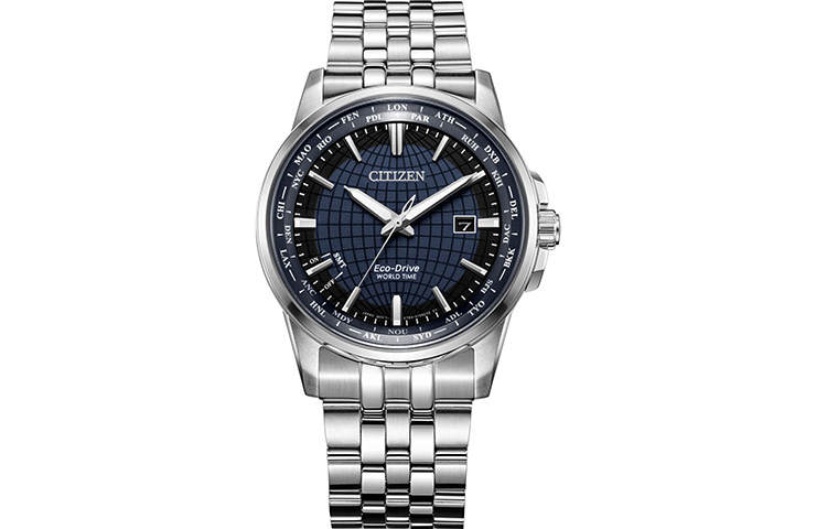 CITIZEN Ecology Drive Collection Light Powered Quartz Movement Steel Strap Watch Men's Watches