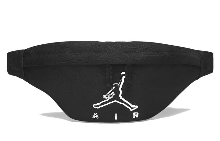 Jordan Jordan Polyester Crossbody Bag, Fanny Pack Regular Unisex Black