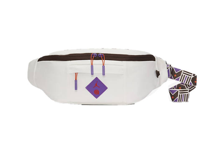 Jordan Jordan Polyester Sling Bag, Crossbody Bag, Fanny Pack Regular Unisex White