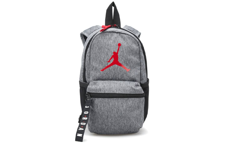 Jordan Jordan Casual Polyester Backpack Small Unisex Gray