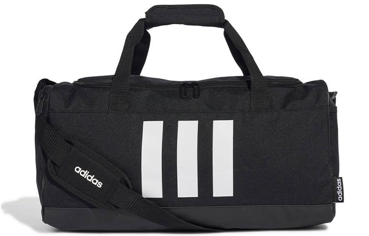 Adidas Adidas Polyester Sports Bag, Gym Bag, Travel Bag, Handbag Regular Unisex Pure Black