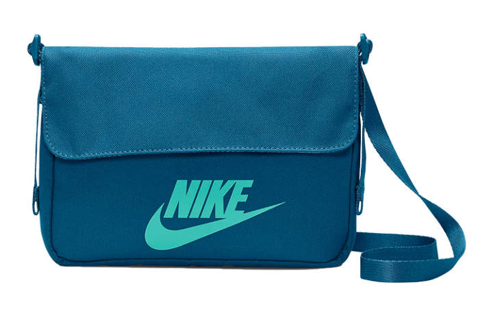 Nike Nike Polyester Shoulder Bag, Crossbody Bag Unisex Dock Blue