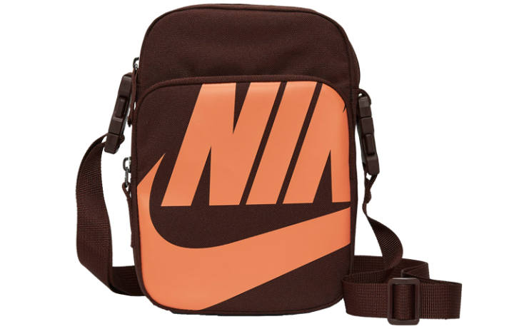 Nike Nike Heritage Polyester Cycling Bag, Sports Bag, Single Shoulder Bag Unisex Umber