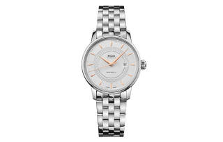MIDO Baroncelli Automatic Mechanical Movement Women's Watch 30mm Silver Dial