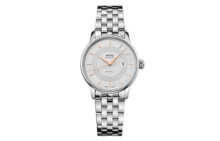 MIDO MIDO Baroncelli Automatic Mechanical Movement Women's Watch 30mm Silver Dial