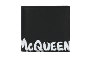 Alexander McQueen Graffiti Logo Bifold Wallet