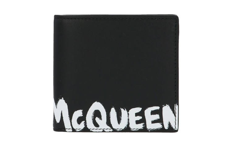 Alexander McQueen Alexander McQueen Graffiti Logo Bifold Wallet