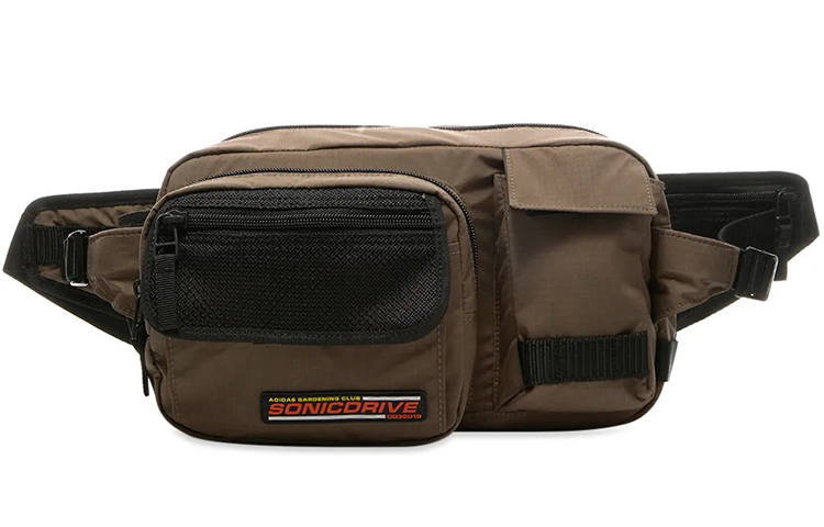 Adidas Adidas Consortium Nylon Fabric Fanny Pack Regular Unisex Brown
