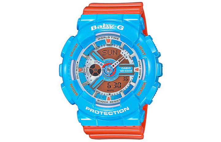 CASIO CASIO BABY G Quartz Movement Resin Strap Watch Women's Watch White Dial