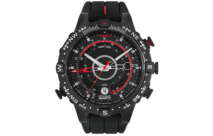 TIMEX Expedition Collection Wrist Watches Quartz Movement Silicone Strap 45mm Black Dial Men's Watches