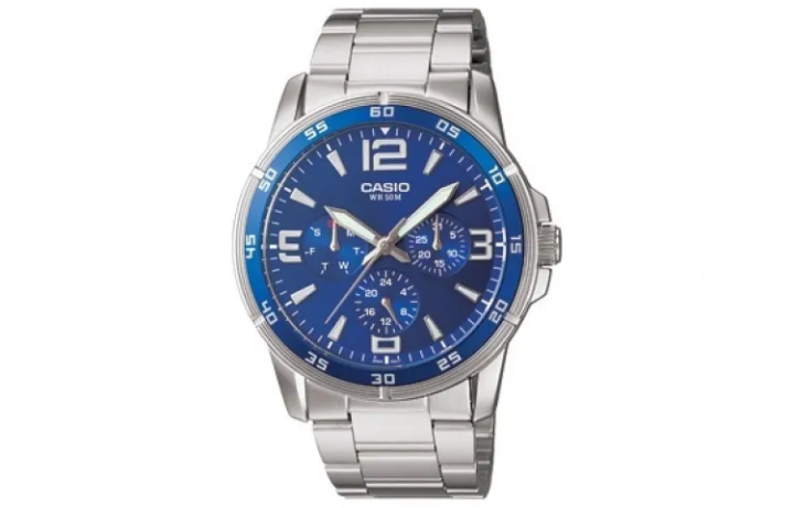 CASIO CASIO Men Standard Series Blue Watch MTP-1299D-2AV