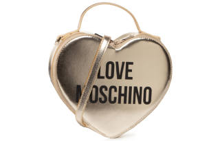 LOVE MOSCHINO Artificial Leather Shoulder Bag, Crossbody Bag Women's Gold