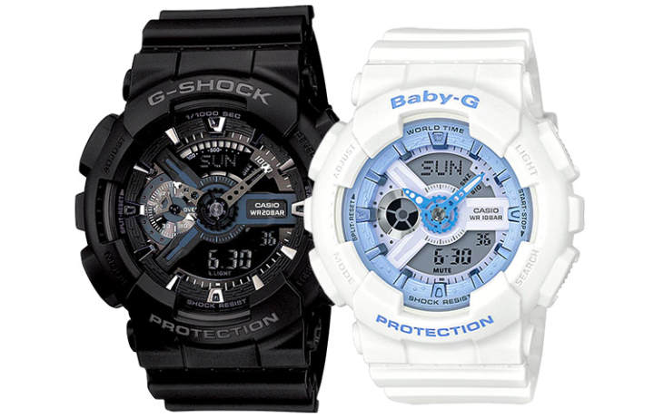 CASIO CASIO Unisex Pair Table Series Black Watch