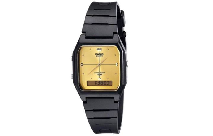CASIO CASIO Men DRESS Gold Watch AW-48HE-9A