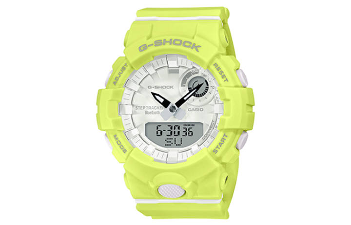 CASIO CASIO Women's G-SQUAD Series Yellow Watch GMA-B800-9APR